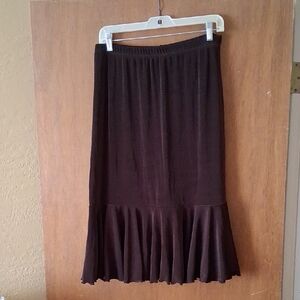 Elegant Brown Women's Skirt